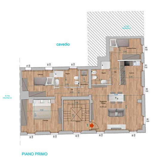 Appartamento quadrilocale in vendita in Reggio Emilia
