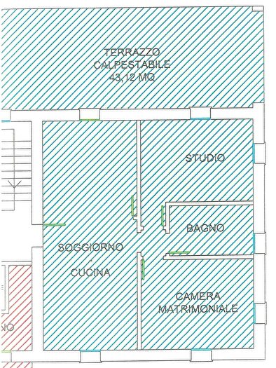 Appartamento trilocale in vendita in Via Alcide De Gasperi, Scandiano