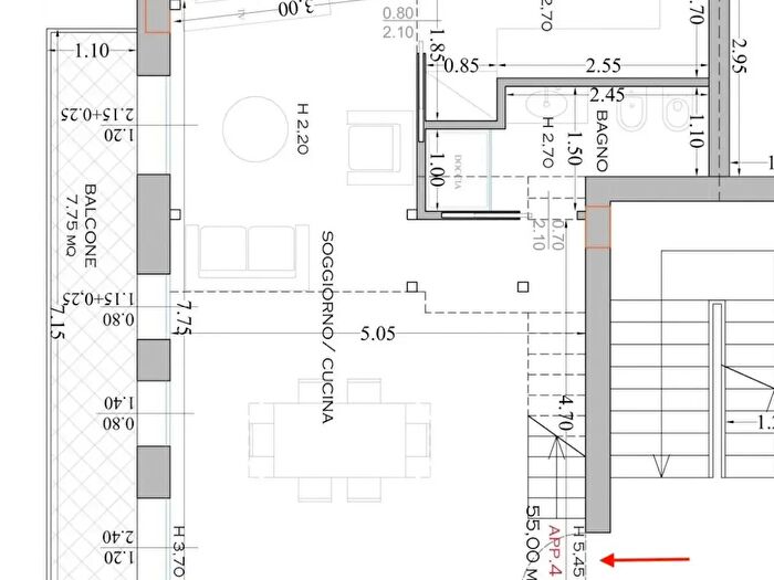 Appartamento trilocale in vendita in Civitanova Marche