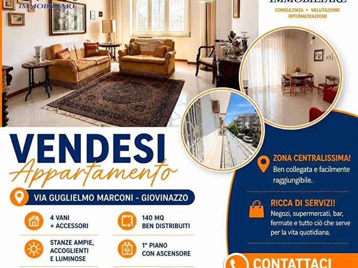 Appartamento quadrilocale in vendita in Via Guglielmo Marconi, Giovinazzo