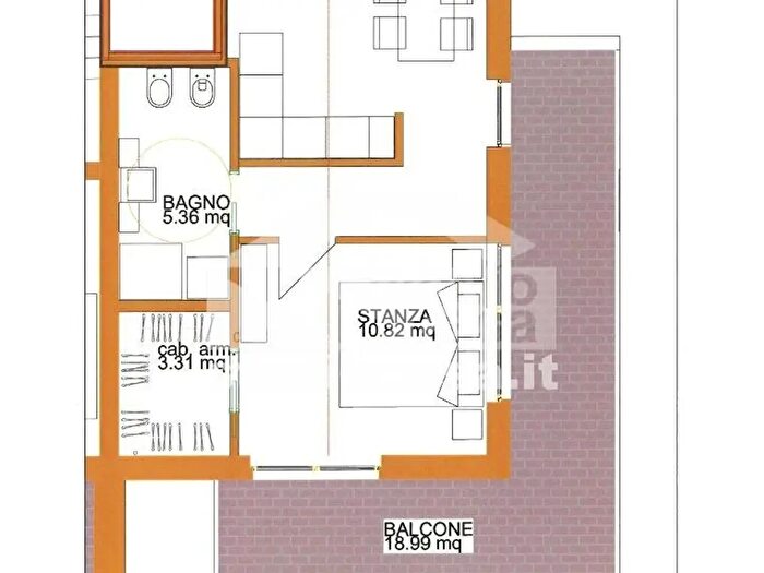 Appartamento bilocale in vendita in Via Trento, Mezzolombardo