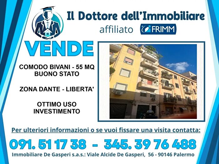 Appartamento bilocale in vendita in Via Rosario Riolo, Palermo