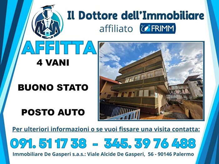 Appartamento quadrilocale in affitto in Via Giovanni Gorgone, Cruillas, Palermo