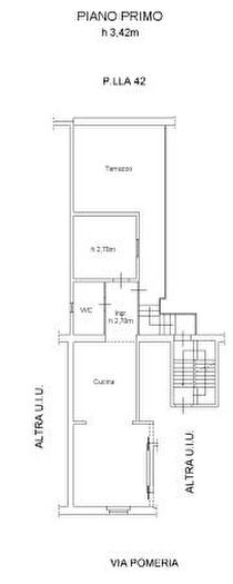 Appartamento trilocale in vendita in Via Pomeria, Prato