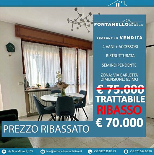 Appartamento quadrilocale in vendita in Via Barletta, San Severo