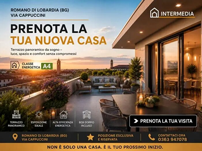 Appartamento quadrilocale in vendita in Via Cappuccini, Romano Di Lombardia