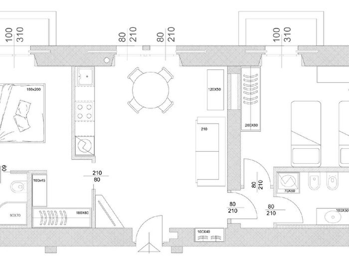 Appartamento trilocale in affitto in Via San Gerolamo Emiliani, Porta Romana Medaglie dOro, Milano