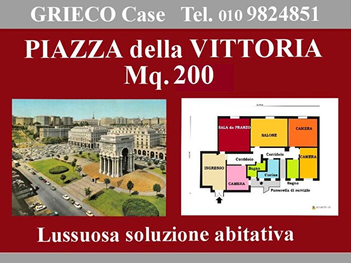 Appartamento con 5 locali in affitto in Piazza della Vittoria, Quadrilatero, Genova