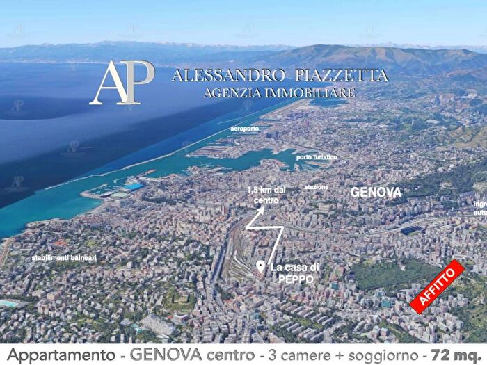 Appartamento con 5 locali in affitto in San Fruttuoso, Genova