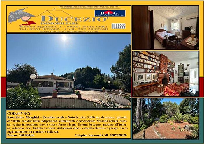 Casa quadrilocale in vendita in Loc Manghisi Sn, Noto