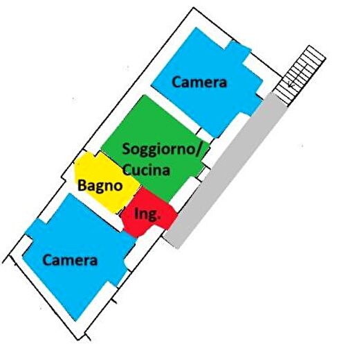 Casa con 6 locali in vendita in Via dei Monti, Martiniana Po