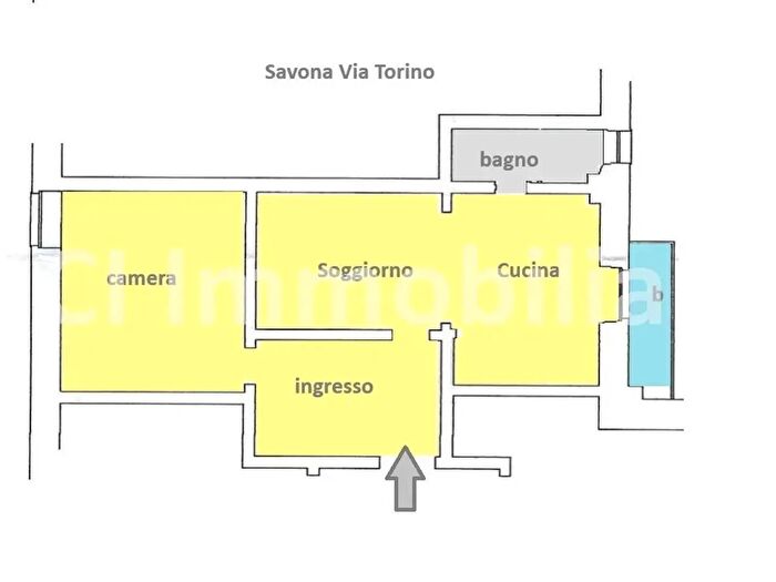 Appartamento trilocale in vendita in Via Torino, Savona