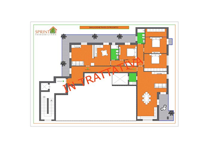 Appartamento con 5 locali in vendita in Monopoli