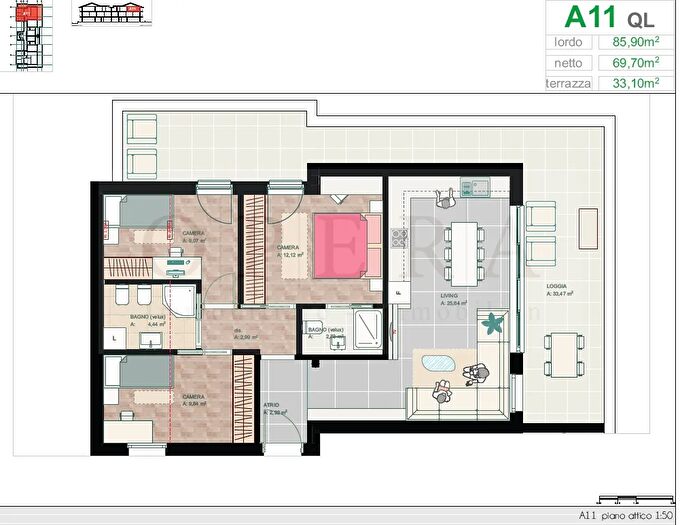 Appartamento quadrilocale in vendita in Via Carnel, Vadena