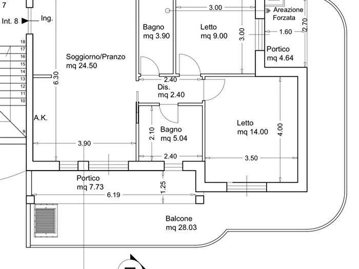 Appartamento trilocale in vendita in Fonte Nuova