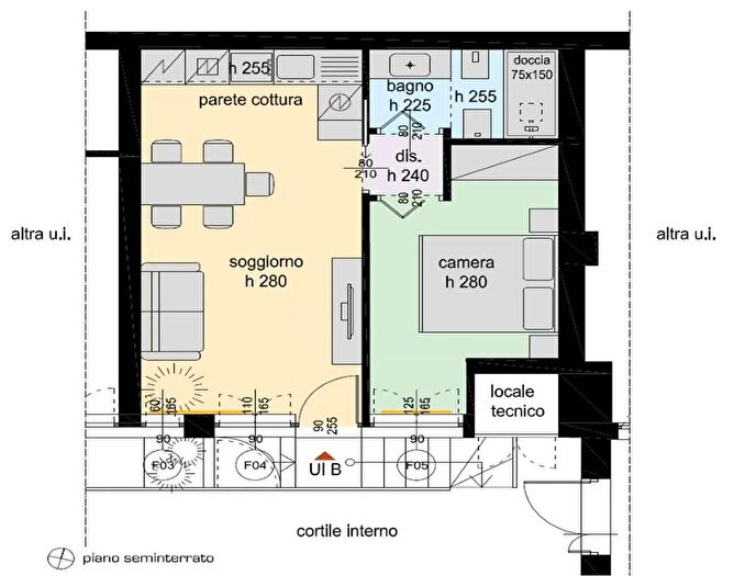 Appartamento bilocale in vendita in Via Balilla Milano, Milano