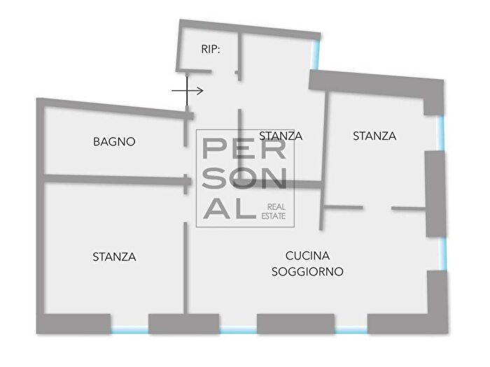Appartamento quadrilocale in affitto in Piedicastello, Trento