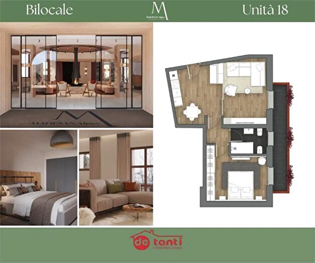 Appartamento bilocale in vendita in Via G Carducci Madesimo So, Madesimo