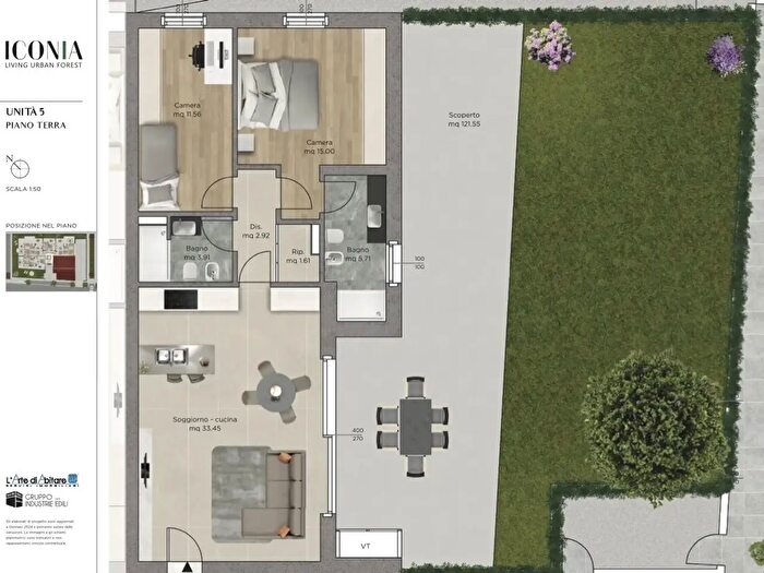 Appartamento trilocale in vendita in Rimini