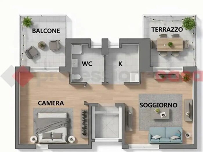 Appartamento bilocale in vendita in Via Giuseppe Garibaldi, Tortoreto