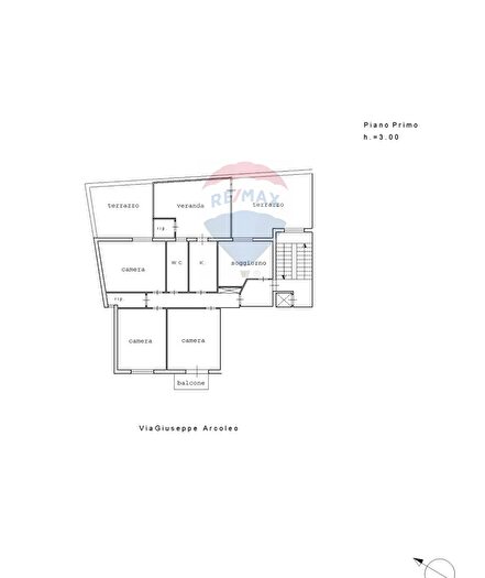 Appartamento con 5 locali in vendita in Via Giuseppe Arcoleo, Palermo