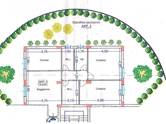Appartamento trilocale in vendita in Scafati