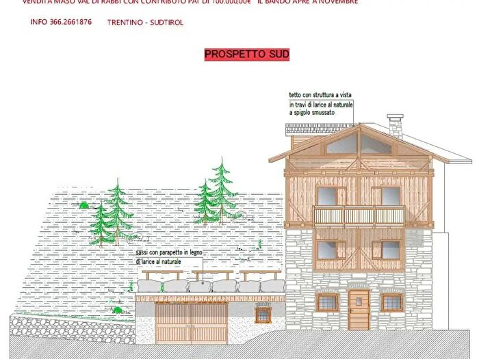 Casa con 6 locali in vendita in Località Tomasi, Rabbi