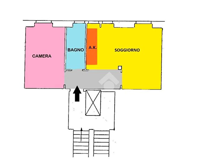 Appartamento bilocale in vendita in Via Enrico Stevenson, Roma
