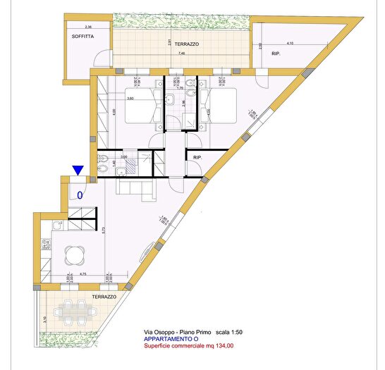 Appartamento con 5 locali in vendita in Modena