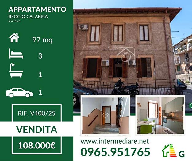 Appartamento quadrilocale in vendita in Via Ibico, Reggio Calabria