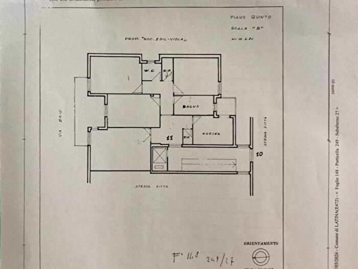 Appartamento quadrilocale in affitto in Via Ezio, Centro, Latina
