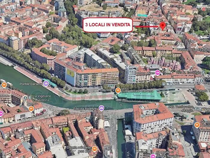 Appartamento trilocale in vendita in Corso di Porta Ticinese, Milano