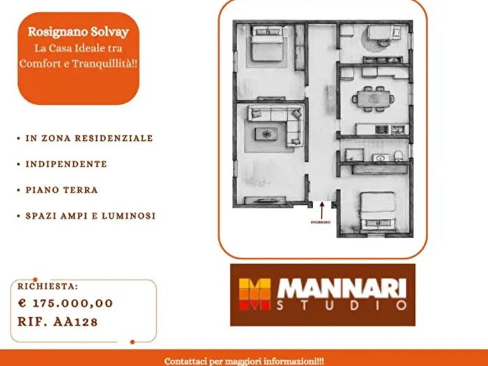 Appartamento trilocale in vendita in Rosignano Marittimo