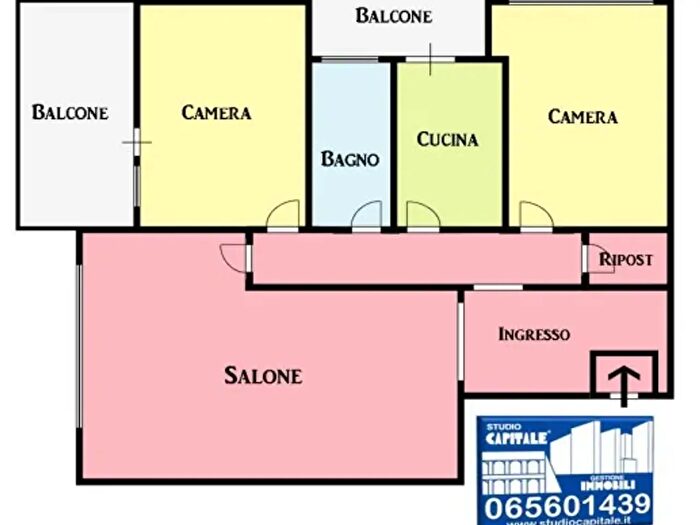 Appartamento trilocale in vendita in Viale dei Promontori, Roma