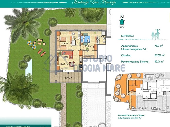 Appartamento trilocale in vendita in Via Allavena, Riva Ligure