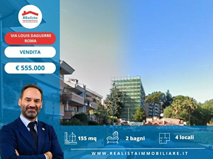 Appartamento quadrilocale in vendita in Via Louis Daguerre, Roma