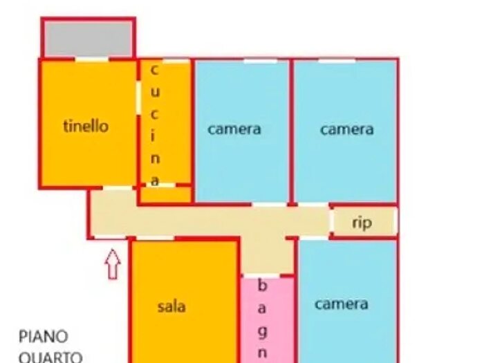 Appartamento con 6 locali in vendita in Via Alessandro Manzoni, Cecina
