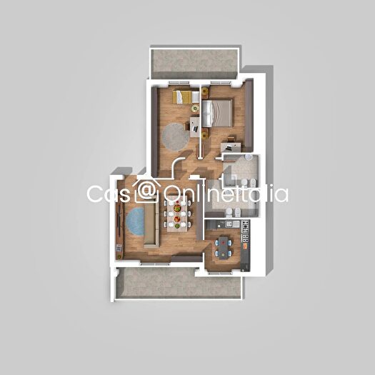 Appartamento trilocale in vendita in Magione