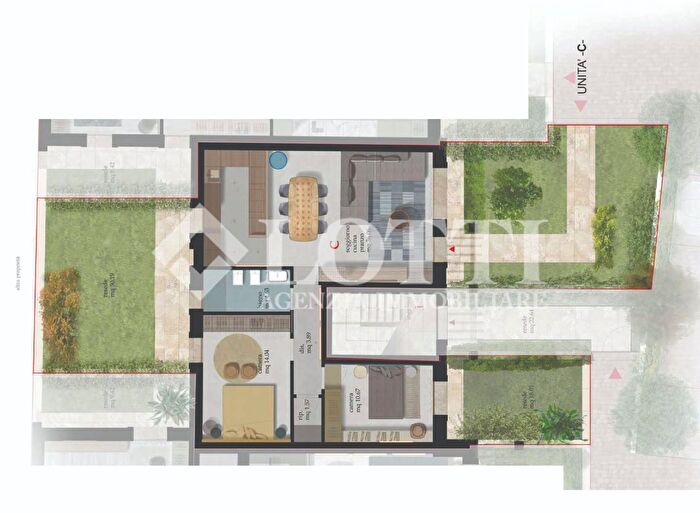 Appartamento trilocale in vendita in a Carlo Cattaneo, Cascina