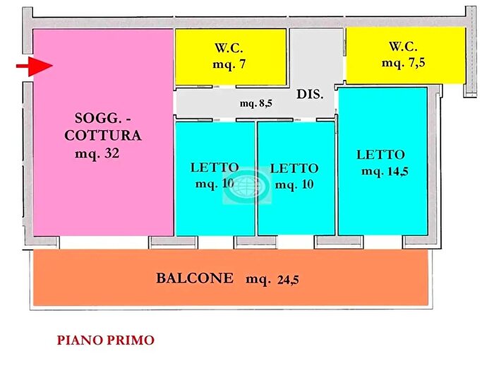 Appartamento quadrilocale in vendita in Cesena