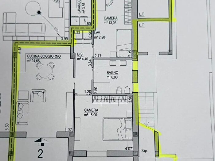 Appartamento trilocale in vendita in Cecina