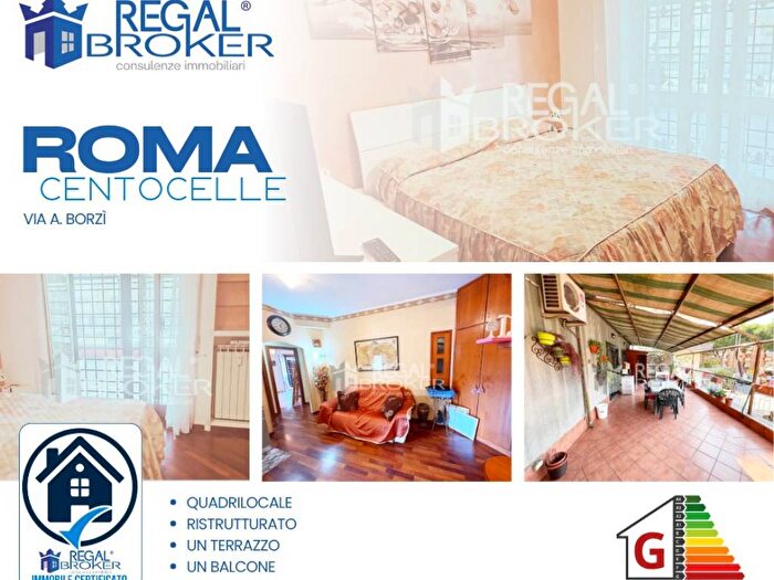 Appartamento quadrilocale in affitto in Via Antonino Borzì, Centocelle, Roma