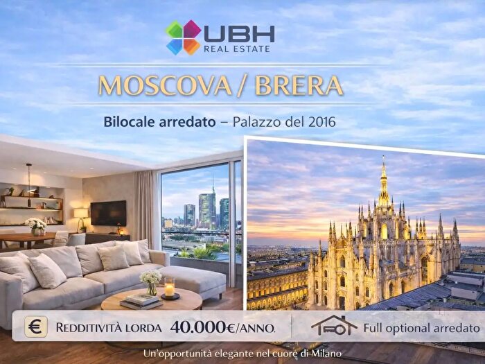 Appartamento bilocale in vendita in Via della Moscova, Milano