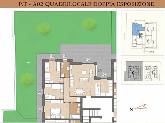 Appartamento quadrilocale in vendita in Via Giacomo Matteotti, Agrate Brianza