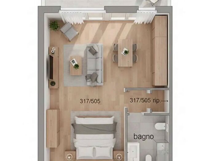 Appartamento monolocale in vendita in Via Dorando Petri, Bagnolo Cremasco