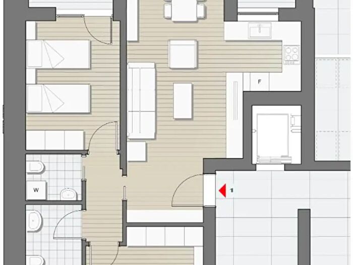 Appartamento trilocale in vendita in Via Puccini, Bolzano