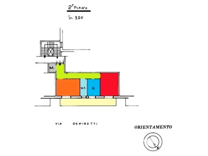 Appartamento bilocale in vendita in Via Gaetano Donizetti, Catania