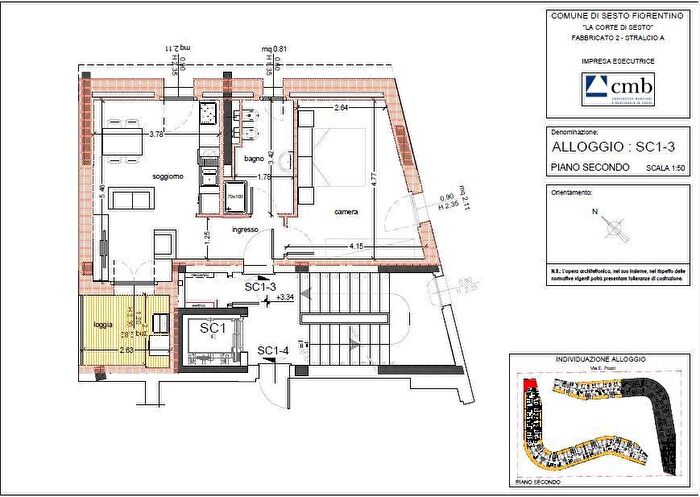 Appartamento bilocale in vendita in Via Pozzi, Sesto Fiorentino