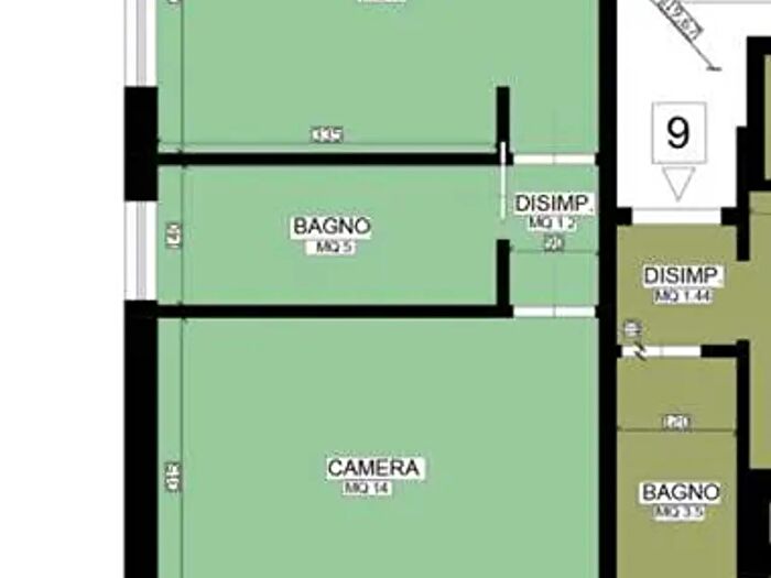 Appartamento bilocale in vendita in Via Cellini, Rimini