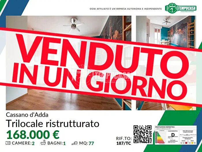 Appartamento trilocale in vendita in Via Ponchielli, Cassano DAdda